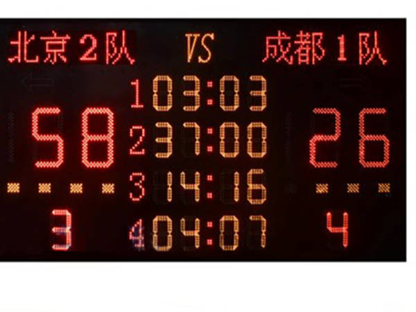 专用篮球多功能电子记分牌