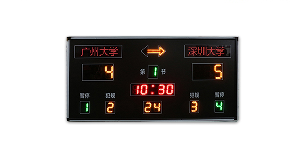 篮球记分牌各位和十位